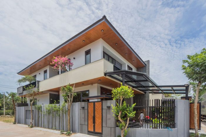 nhà phố 2 tầng hiện đại